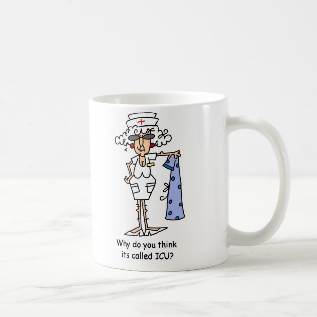 Mug Pourquoi le pensez-vous a-t-vous appelé ICU ? (Droite)