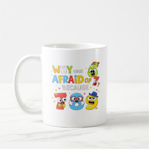Mug Pourquoi les nombres sont-ils effrayés ? Drôle de
