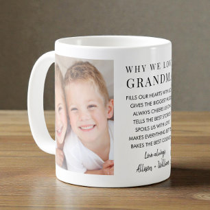 Mug Pourquoi nous aimons la photo de grand-mère
