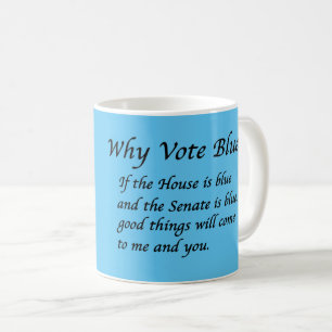 Mug Pourquoi voter bleu en 2026