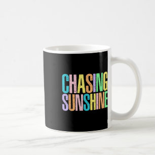 Mug Poursuite du soleil Plage d'Hawaii Été drôle de va