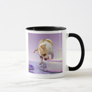 Mug Poursuivez (chiwawa) manger le gâteau