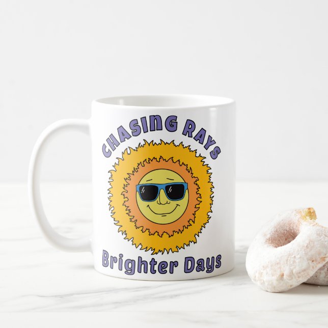Mug Poursuivre les rayons (Avec donut)