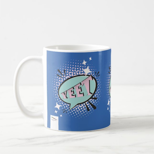 Mug POURTANT Comique Discours Bubble Funny meme Dark B (Gauche)