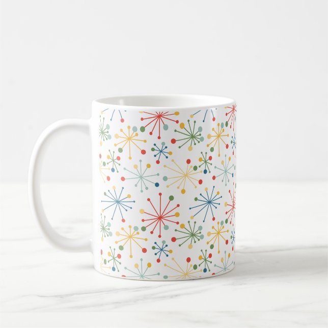 Mug Poussées d'étoiles en couleur  (Gauche)