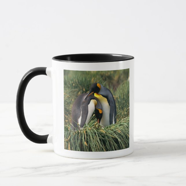 Mug Pousser du nez de pingouins de roi (Gauche)
