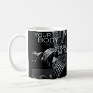 Mug Pousser votre esprit et votre corps - Motivation d