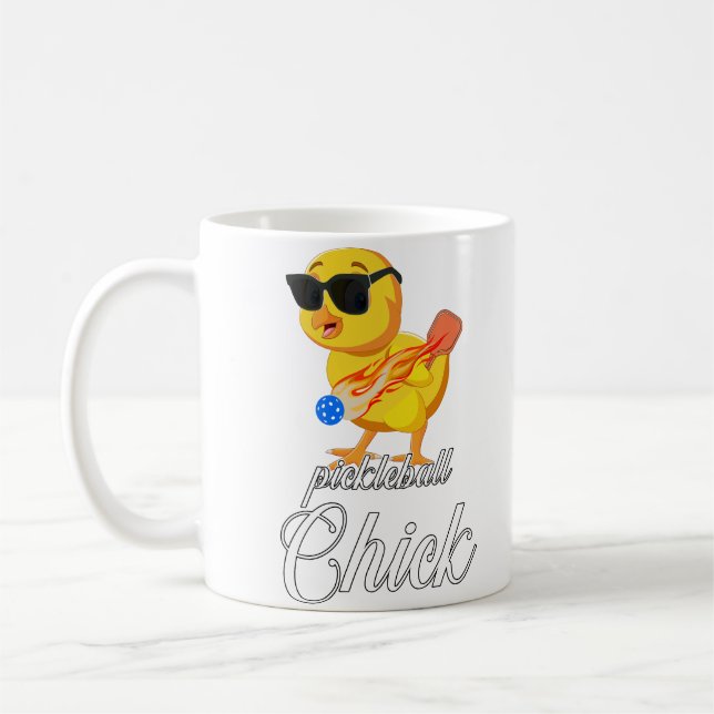 Mug Poussette de Pickleball Drôle cadeau (Gauche)