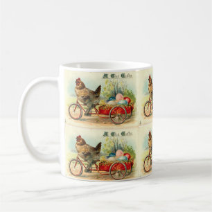 Mug Poussette vintage sur vélo Pâques