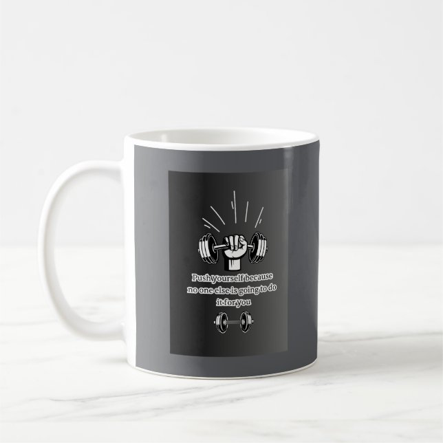 Mug "Poussez-vous vers le succès" (Gauche)