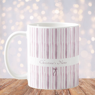 Mug Poussière Grandmillennial Mauve Élégante Cottage