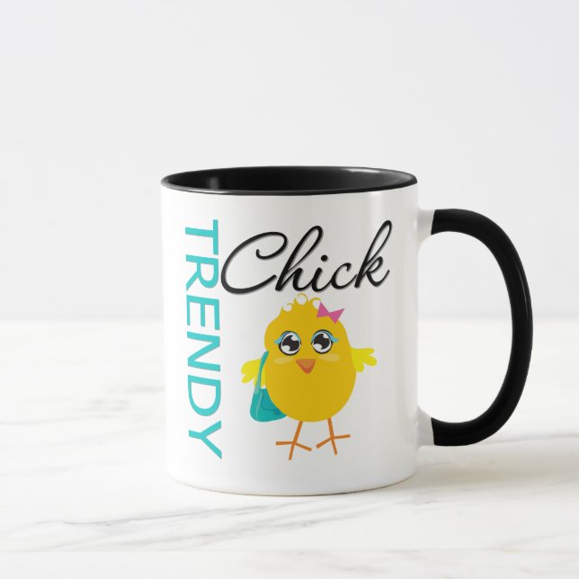 Mug Poussin à la mode 1 (Droite)