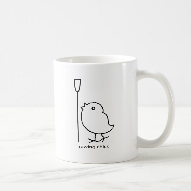 Mug Poussin d'aviron, habillement d'aviron pour les (Droite)