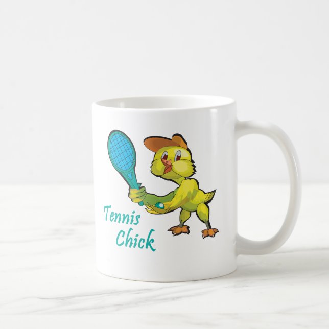 Mug poussin de tennis (Droite)