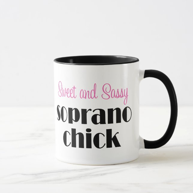 Mug Poussin doux et impertinent de soprano (Droite)