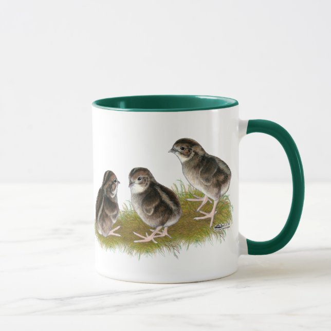 Mug Poussins de caille Coturnix (Droite)