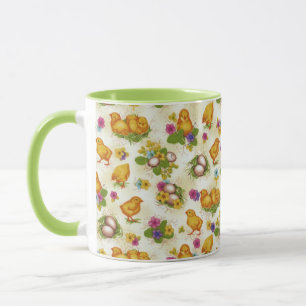 Mug Poussins et oeufs de Pâques