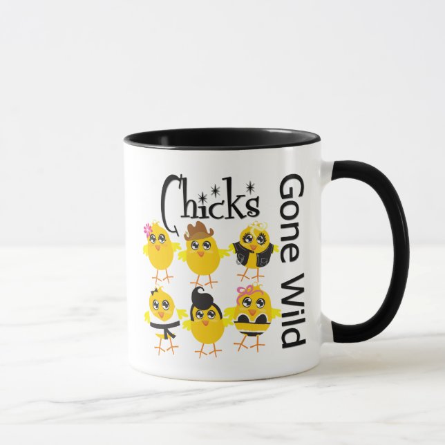 Mug Poussins fous (Droite)
