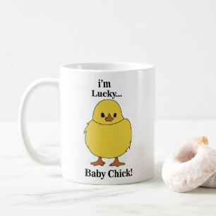 Mug Poussins Je Suis Chanceux Bébé Poussin