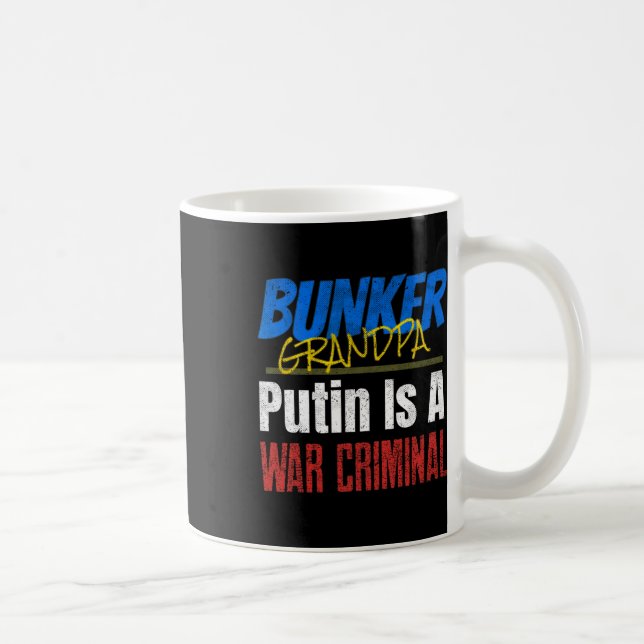 Mug Poutine est un criminel de guerre Ukraine Ukrainie (Droite)