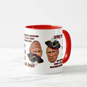 Mug Poutine le Mal Haman - Purim Satire Slava Ukraini