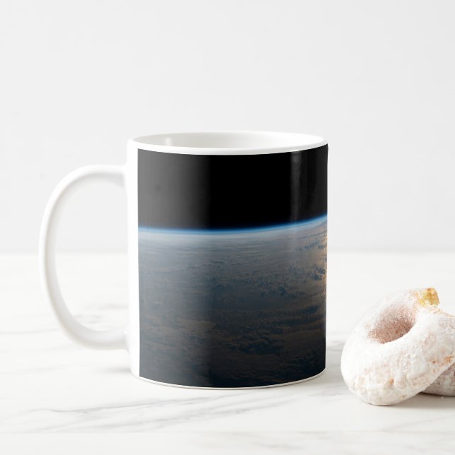 Mug Poutres Sunglint Au Large D'Un Pacifique Sud En Pa (Avec donut)