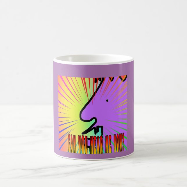 Mug Pouvez-Vous M'Entendre Maintenant ? Drôle (Centre)