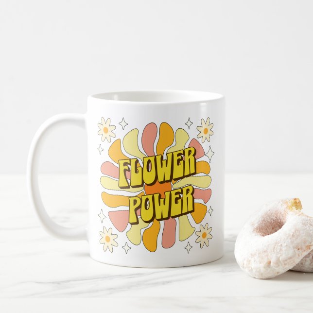 Mug Pouvoir des fleurs (Avec donut)