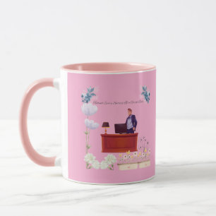 Mug Pouvoir du leadership rose