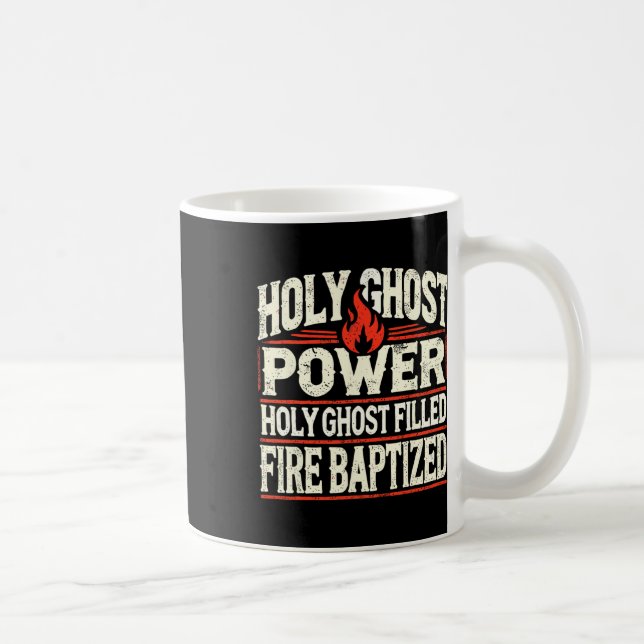 Mug Pouvoir fantôme foi chrétienne (Droite)