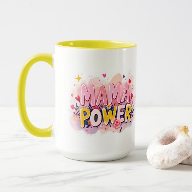 Mug Pouvoir Maman (Avec donut)