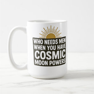Mug Pouvoirs Lunaire Cosmiques Drôles et Sarcastiques