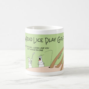 Mug Poux de tête jouant au golf