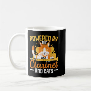 Mug Powered by Clarinet et Cats Clarinetist Musician