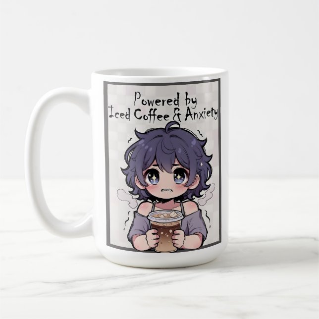 Mug Powered by Iced Coffee (Gauche)