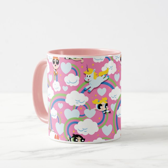 Mug Powerpuff Girls & Donny Rainbow Motif (Devant gauche)