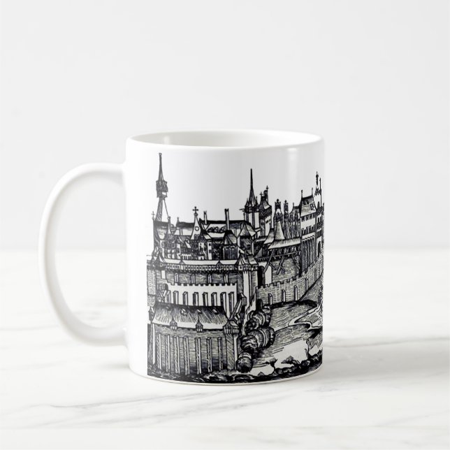 Mug Prague capitale médiévale de la République tchèque (Gauche)