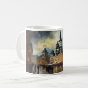 Mug Prague nuit en République Tchèque