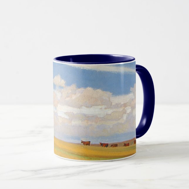 Mug Prairie après l'orage par Maynard Dixon, Art ancie (Devant droit)