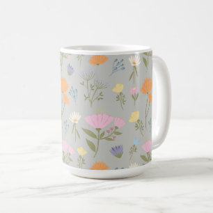 Mug Prairie colorée sur gris