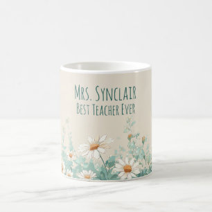 Mug Prairie de fleurs sauvages Meilleur professeur jam