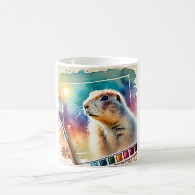 Mug Prairie Dog 130624AREF123 - Watercolor (Centre)