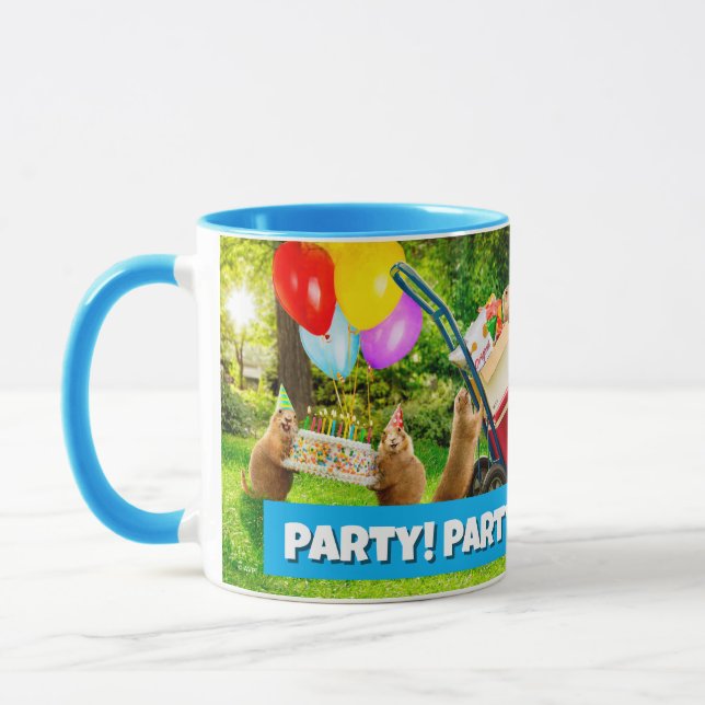 Mug Prairie Dog Birthday Party (Gauche)
