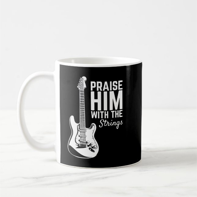Mug Praise Him With The Strings Musician Music Band (Gauche)