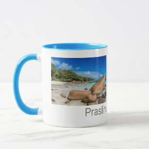Mug Praslin Seychelles Island Anse Lazio Beach Cadeau