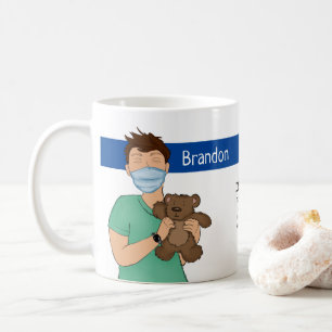 Mug Praticien d'infirmières pédiatriques masculines