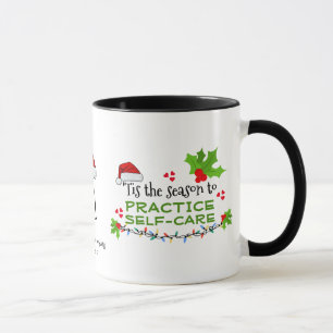 Mug PRATIQUER LE MONogramme DE Noël AUTO-SOINS
