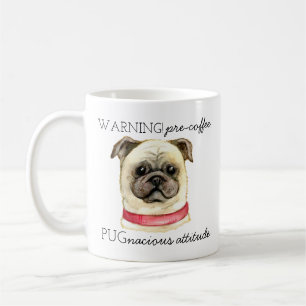 Mug Pré café Pugnacious Attitude avec Carlin