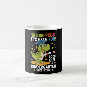 Mug Pré K Graduate jardin d'enfants Dinosaur T Rex