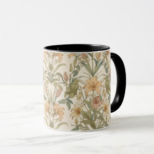 Mug Pré-raphate de William Morris Golden Lily Vintage